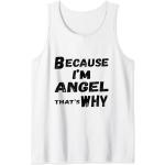 Homme Because I'm Angel That's Why For Mens Funny Angel Gift Débardeur