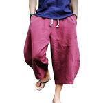 Pantacourts rouges Taille XL look casual pour homme 