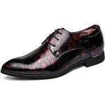 Chaussures oxford violettes respirantes à bouts pointus Pointure 40,5 look casual pour homme 