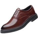 Chaussures de randonnée de mariage d'hiver marron en cuir légères Pointure 39 look casual pour homme 