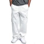Pantalons de randonnée blancs camouflage en velours Taille XXL look militaire pour homme 