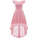 Robes en dentelle vintage de mariée roses Taille XL look Pin-Up pour femme 