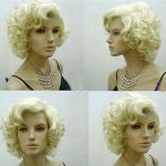 Perruques cosplay Marilyn Monroe look fashion pour femme 