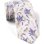 Cravates de mariage à motif fleurs look fashion pour homme 