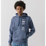 Sweats Nike bleu marine à capuche Taille L look urbain pour homme en promo 