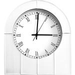 Horloges multifonctions Paris Prix argentées en verre en promo 