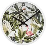 Horloge ATMOSPHERA Tropical Flamant 22cm