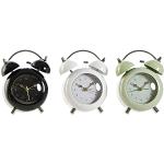 Horloges de bureau multicolores en métal 