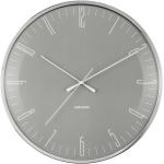 Horloges design Present Time grises en verre contemporaines 
