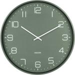 Horloges design Karlsson vertes en métal contemporaines 