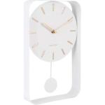 Horloge en métal Pendulum blanc