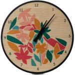 Horloges design Amadeus multicolores en bois massif modernes 