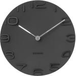 Horloges design Karlsson noires en plastique modernes 