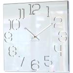 Horloges design blanches en verre finition brillante Jake et les pirates Tic-Tac modernes 