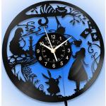 Horloges murales en vinyle Alice au Pays des Merveilles Chat du Cheshire 
