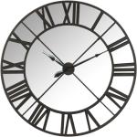 Horloges design Paris Prix noires en métal modernes en promo 