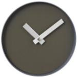 Horloges design Blomus gris acier en acier à motif Rome industrielles 