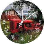 Horloges murales à motif tracteurs 