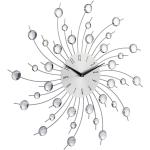 Horloges design Relaxdays argentées à strass modernes 