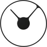 Horloges design Stelton noires laquées en aluminium modernes 