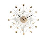 Horloges design Karlsson dorées en métal 