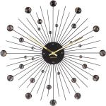 Horloges murales Karlsson noires en métal 