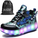 Chaussures de skate  lumineuses Pointure 34 look fashion pour enfant en promo 