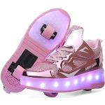 Chaussures de skate  roses lumineuses Pointure 39 look fashion pour enfant 