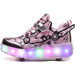 Chaussures de skate  lumineuses Pointure 34 look fashion pour enfant en promo 