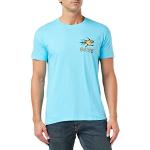 Hot Tuna Retro Piranha T-Shirt, Bleu (Atoll Blue Abl), X-Large Homme