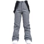Pantalons de randonnée gris imperméables coupe-vents respirants Taille S look fashion pour femme en promo 