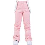 Pantalons de randonnée roses imperméables coupe-vents respirants Taille XL look fashion pour femme en promo 