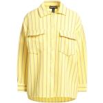 Chemises House of Holland jaunes à rayures en polyester rayées à manches longues Taille M classiques pour femme 