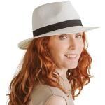 Chapeaux Fedora blanc d'ivoire Taille S classiques pour femme 