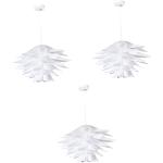 Lustres à LED blancs à motif fleurs en promo 