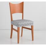 Housses de chaise blanches en tissu extensibles modernes 