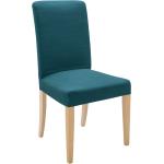 Housses de chaise Blancheporte bleues extensibles 