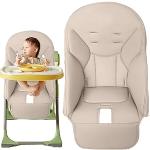 Coussins de chaise haute beiges en cuir pour bébé en promo 