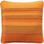 Linge de lit Blancheporte orange à rayure en coton en lot de 2 40x40 cm en promo 