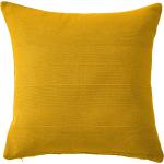Housses de coussin Blancheporte jaunes à rayures en coton en lot de 2 40x40 cm 