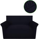 Housse de canapé en jersey de coton Noir DEC022318