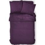 Linge de lit violet en coton 240x220 cm 