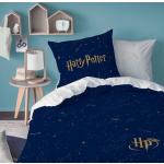 Housse De Couette Et Taie D'oreiller 100% Coton Harry Potter - Iconic. Taille : 140x200 Cm Bleu
