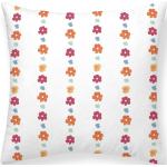 Linge de lit multicolore à fleurs en coton bio en lot de 1 50x50 cm 