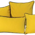 Housses de coussin Linnea Design jaunes en coton 40x60 cm 