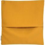 Housses de coussin Linnea Design jaune moutarde en coton 45x45 cm romantiques 