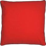 Housses de coussin Linnea Design rouges en coton 70x70 cm 