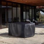 Housses salon de jardin Concept Usine noires en résine 4 places 