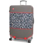 Housses Dandy Nomad Kyoto grises à fleurs de valise éco-responsable look dandy pour femme en promo 