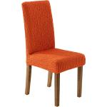 Housses de chaise orange extensibles modernes 